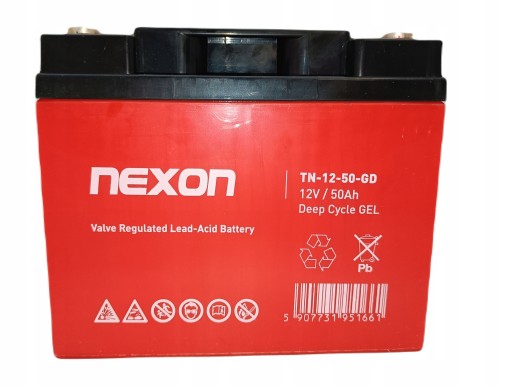 Аккумулятор NEXON 12 В 50 Ач