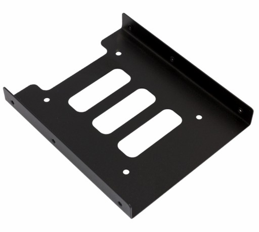 RAMKA DO DYSKU HDD/SSD 2,5 NA 3,5`` SZYNY CZARNA