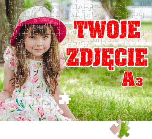FOTO PUZZLE DUŻE 252 el Z TWOIM WŁASNYM ZDJĘCIEM NADRUKIEM OBRAZ NA PREZENT