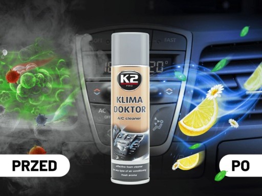 K2 KLIMA DOCTOR ОСВЕЖАЮЩЕЕ СРЕДСТВО ДЛЯ КОНДИЦИОНЕРА ВОЗДУХА