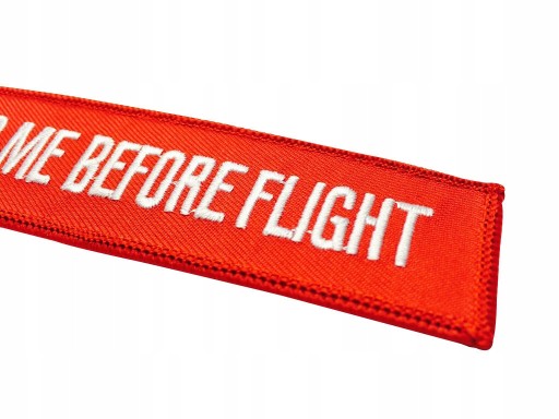 Brelok KISS ME BEFORE FLIGHT - Zawieszka do Kluczy Oryginalny Prezent