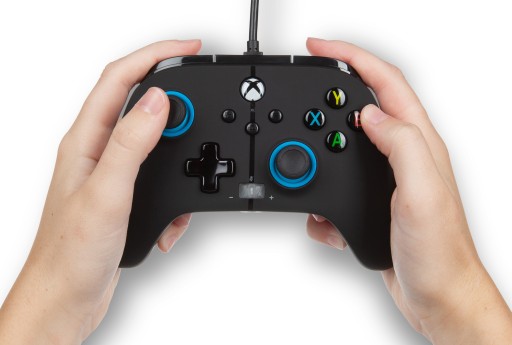 Проводная панель PowerA для Xbox Series X|S|One Blue Hin