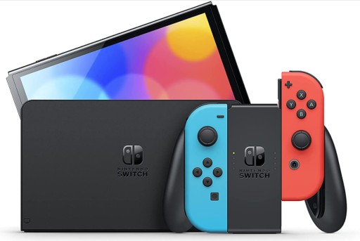 OLED-КОНСОЛЬ NINTENDO SWITCH + 2 ИГРЫ MINECRAFT + ЧЕХОЛ