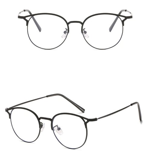 OKULARY korekcyjne KOCIE minusy CZARNE -6