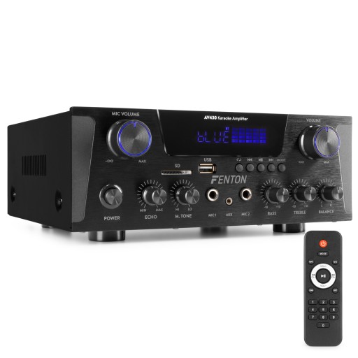 AV430A Усилитель караоке Fenton 2x300 Вт USB FM BT