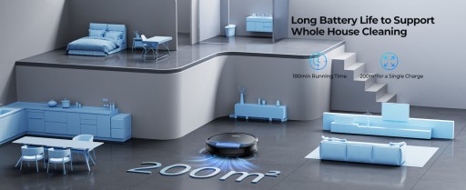 Робот-пылесос Laresar со шваброй, автоматический пылесос 4500Па, Evol 3