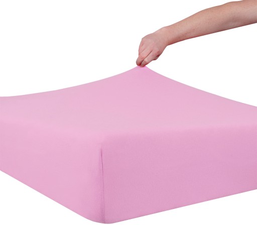 PRZEŚCIERADŁO JERSEY 100x200 Z GUMKĄ POLSKIE RÓŻ