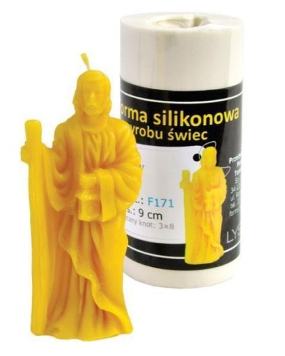 Forma silikonowa do świec z wosku Święty Józef