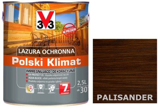 Azure V33 Polish Climate 7 лет Палисандр 2,5 л