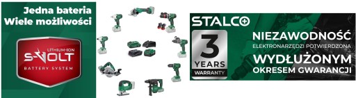 Корпусный пылесос VCS20-500 20В S-Volt Stalco S-97367