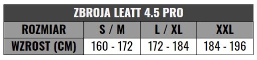 Zbroja,buzer siatka,ochraniacz LEATT BODY 4.5 PRO