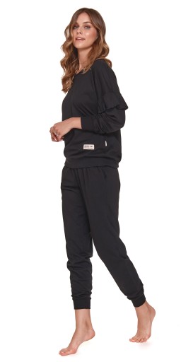 Женская пижама/спортивный костюм COTTON Doctor Nap BLACK M