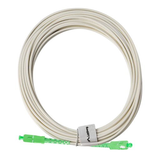 KABEL PRZEWÓD ŚWIATŁOWODOWY ŚWIATŁOWÓD PATCHCORD SC/APC-SC/APC SIMPLEX 10M