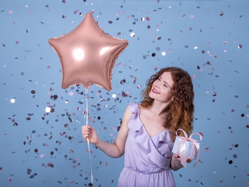 Balon foliowy Gwiazda gwiazdka Urodziny 1-99 48cm