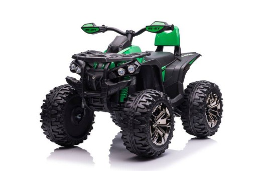 Детский аккумулятор AUTO Quad QLS-3288 Зеленый Двигатель 4х45Вт 12В10Ач
