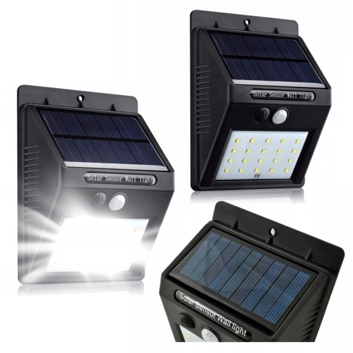 ГАЛОГЕННАЯ СОЛНЕЧНАЯ ЛАМПА 20LED С ДАТЧИКОМ СУМЕРКИ