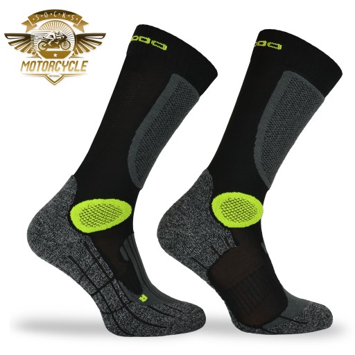 Воздушные длинные мотоциклетные носки Comodo MTB2