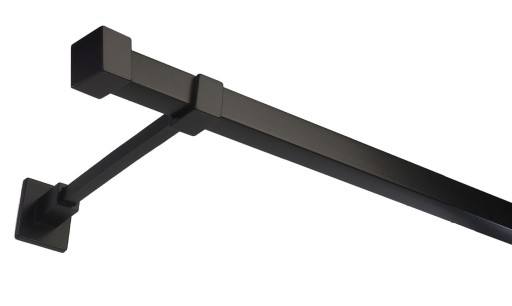 Karnisz kwadro metalowy poj. 550 cm bez żabek 7 kolorów 5,5 m kwadratowy