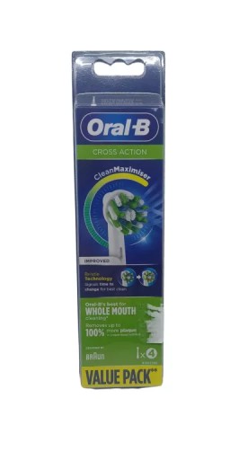 НАСАДКИ ORAL-B ПЕРЕКРЕСТНОГО ДЕЙСТВИЯ 4 ШТ.