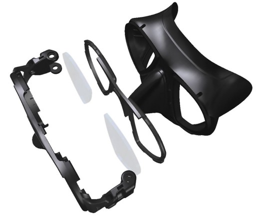 CRESSI CALIBRO Прозрачная маска/очки для дайвинга - Синий металл - DS480020