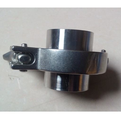 Zgrzewana tulejka Tri Clamp z PTFE Uszczelka sanitarna 38 mm