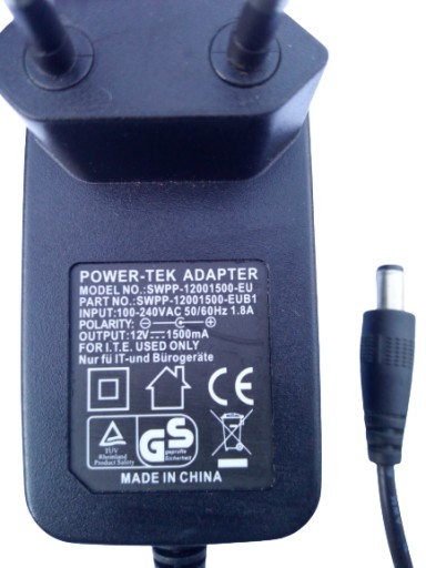 ORYGINALNY ZASILACZ CANAL+ dekoder DSB-4300 typ: F18W17-120150SPAV 12V 1,5A