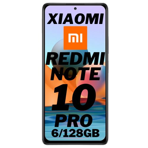 Смартфон Xiaomi Redmi Note 10 Pro Blue, 6/128 ГБ, 6,67 дюйма + подарки