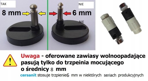 ПЕТЛИ Cersanit для доски DELFI WOL, капля k99-0142