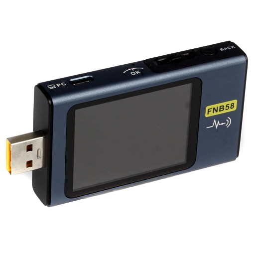 Многофункциональный USB-тестер с Bluetooth USB-C по напряжению и току FNIRSI FNB58