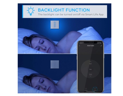 Etersky 2 шт Tuya WF-CS01 Wi-Fi роллетный выключатель