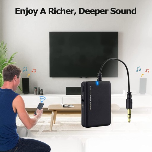 SOONHUA Odbiornik Bluetooth 4.0 jack 3,5mm