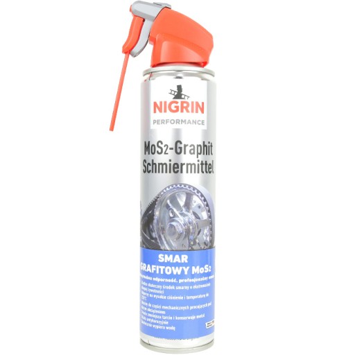 Smar uniwersalny, grafitowy MoS2 Nigrin 400ml