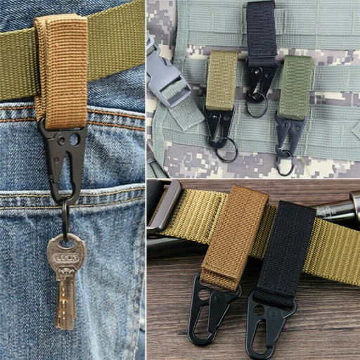 РЮКЗАК СУМКА С РУЧКОЙ EDC MOLLE РЕМЕНЬ КАРАБИН КУЛОН ЗЕЛЕНЫЙ