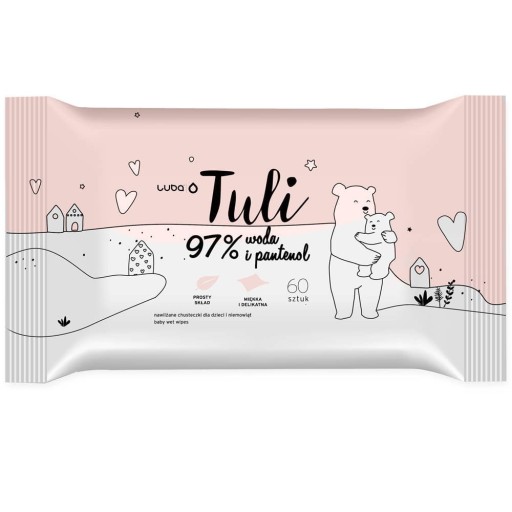 Влажные салфетки TULI с пантенолом для детей.