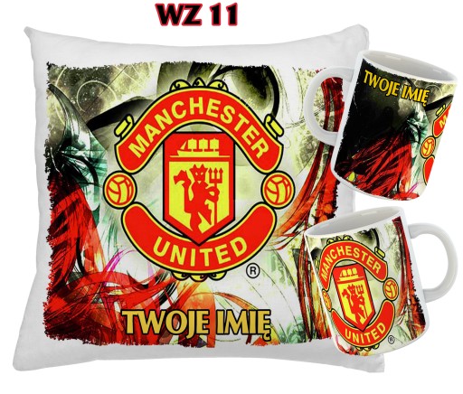 KUBEK + PODUSZKA dla kibica MANCHESTER UNITED F.C