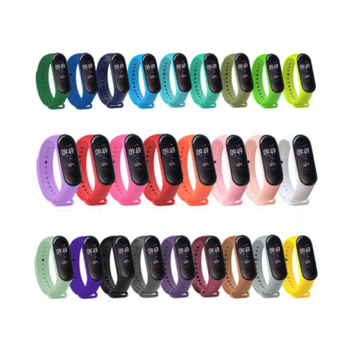 ЗАМЕННЫЙ РЕМЕШОК ДЛЯ XIAOMI MI BAND 4 STRAP, 26 цветов