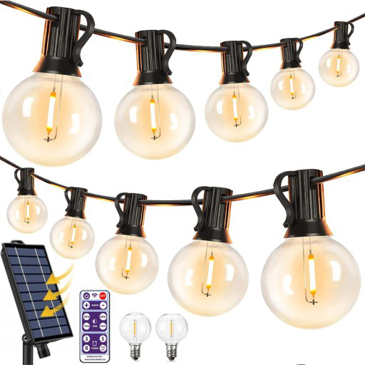 GIRLANDA SOLARNA ŚWIETLNA OGRODOWA LAMPKI 30 LED ZEWNĘTRZNA BALKONOWA TIMER