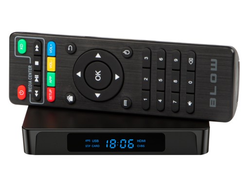 SMART BOX TV ANDROID 10 BLUETOOTH 4K WIFI KABEL HDMI USB LED PILOT ZESTAW