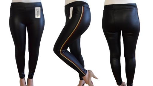 Вощеные утепленные леггинсы xl xxl 42 44 черные