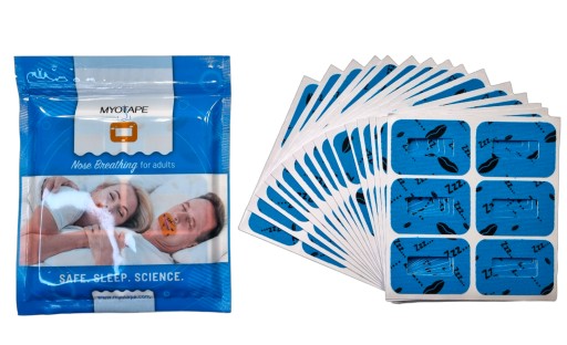 ORYGINALNE MyoTape PLASTRY Na Usta Jakość Snu Chrapanie BEZDECH SENNY 90szt