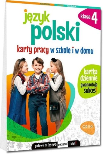 Język polski. Karty pracy w szkole i w domu klasa 4 Karolina Cichocka
