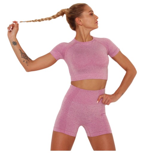 SPORT SET топ бесшовные шорты для фитнеса L