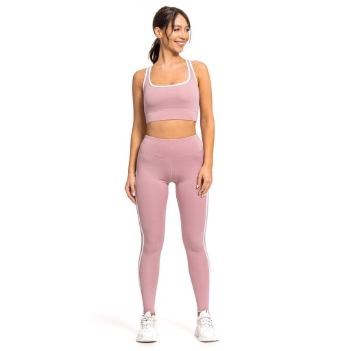 DAMSKI ZESTAW SPORTOWY LEGGINSY + TOP FITNESS