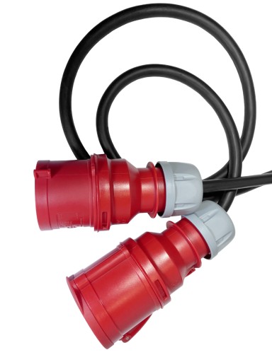 Резиновый удлинитель силовой 32А 5х6 25м H07RN-F OnPD