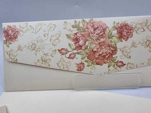 Zaproszenia ślubne F5493 Papier metalizowany