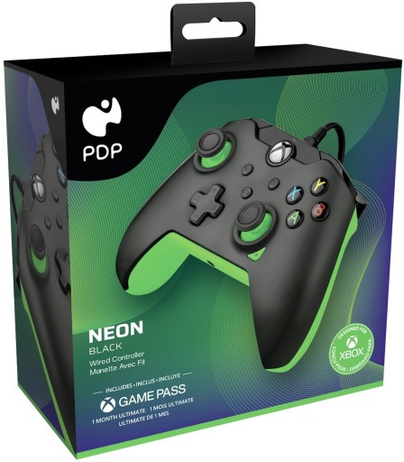 Проводная панель PDP Xbox Series ONE PC Неоново-черный цвет