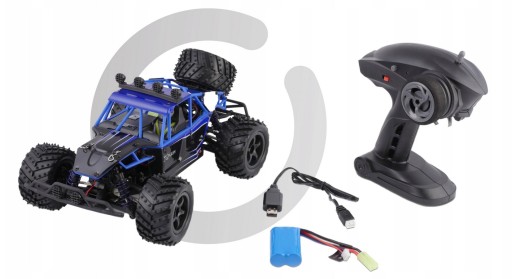 БОЛЬШОЙ Автомобиль с дистанционным управлением RC 4x4 OVERMAX X-FLASH 45 км/ч, дальность действия 100 м