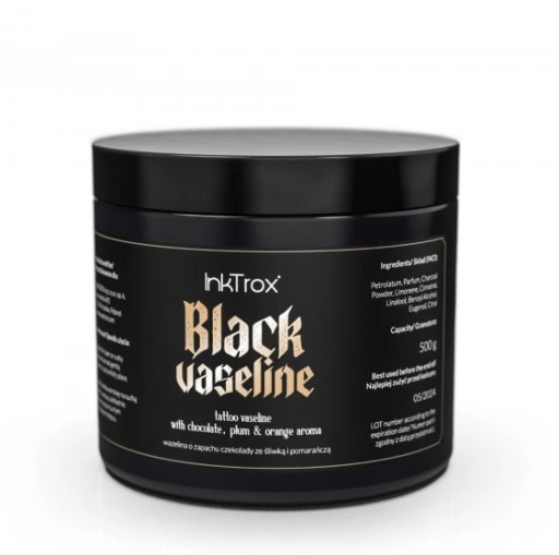 Inktrox - Вазелин черный для татуировок 500 г.