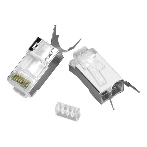 Разъем сетевого кабеля nw017 позолоченный экран cat7 rj45 8p8c горный хрусталь h