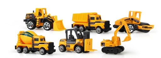 TRUCK TRUCK LAWETA + 6 МАШИН Набор машин XL